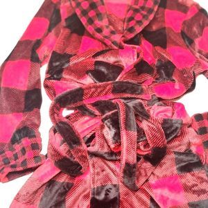 Red Rover Buffalo Plaid Full Length Robe XL